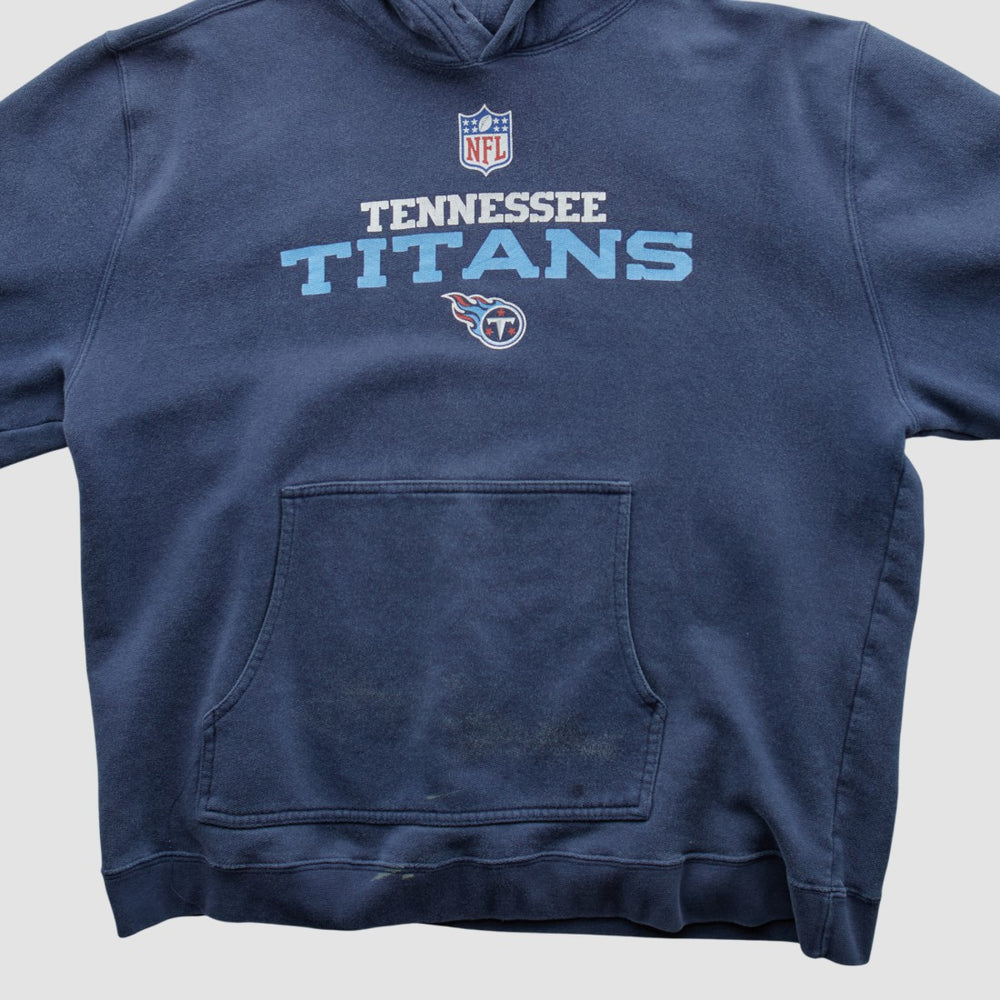 Tennessee Titans Reebok 2000s Hooded Pullover Sweatshirt Navy Vintage - Fanatics