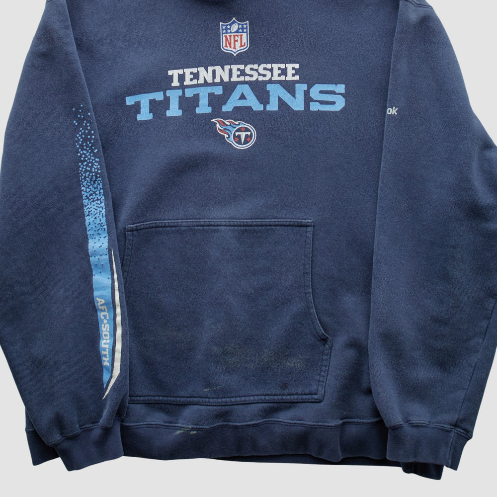 Tennessee Titans Reebok 2000s Hooded Pullover Sweatshirt Navy Vintage - Fanatics