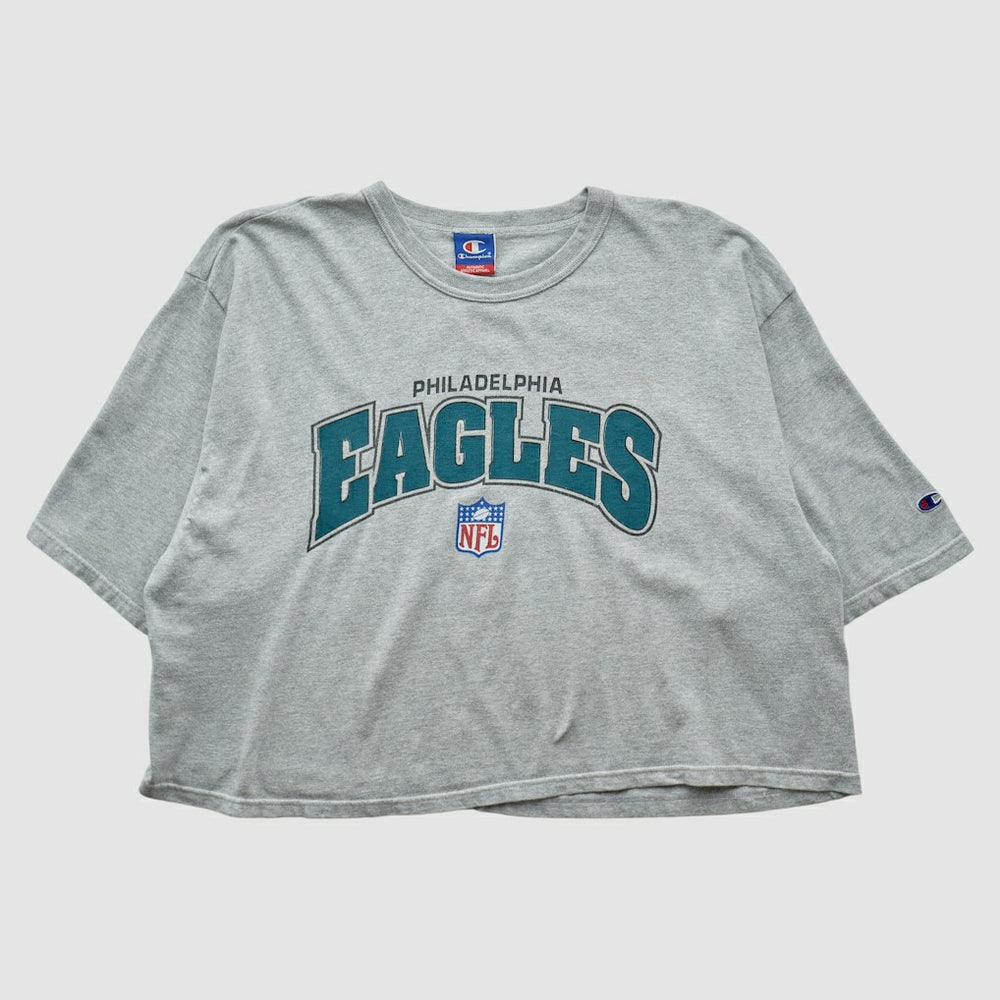 Philadelphia Eagles Champion 2000s T-shirt Heather Gray Vintage - Fanatics