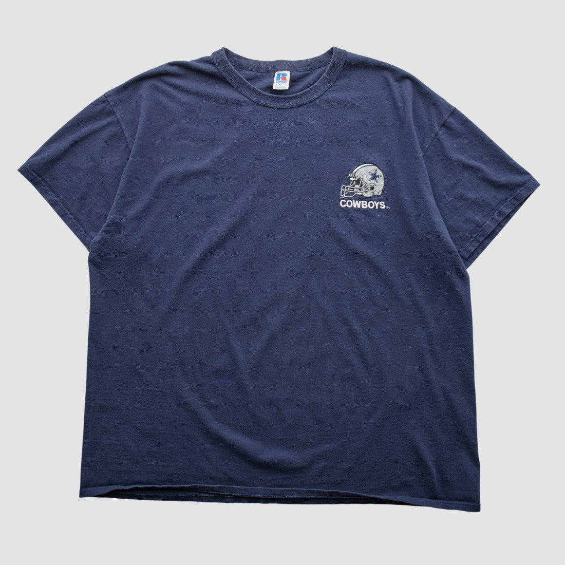 Dallas Cowboys Russell 90s T-shirt Navy Vintage - Fanatics