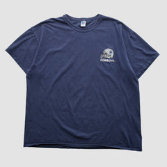 Dallas Cowboys Russell 90s T-shirt Navy Vintage - Fanatics