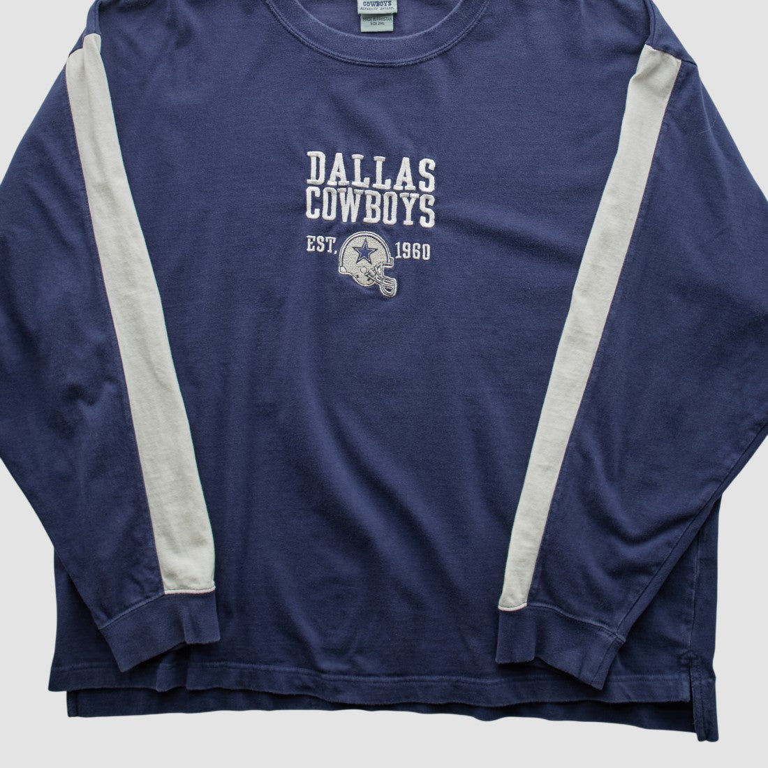 Dallas Cowboys 2000s Long Sleeve T-shirt Navy Vintage - Fanatics