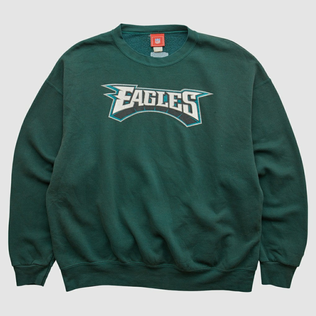 Philadelphia Eagles NFL 2000s Pullover Sweatshirt Green Vintage - Fanatics