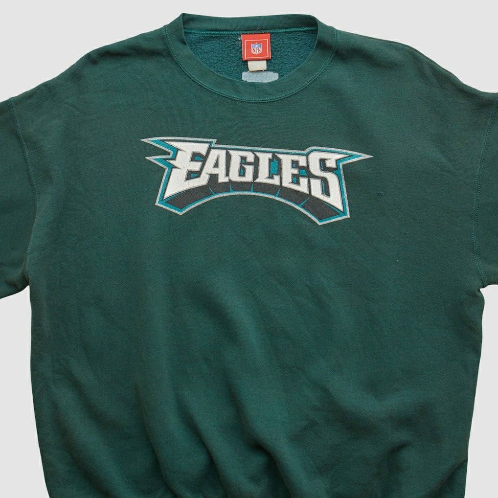 Philadelphia Eagles NFL 2000s Pullover Sweatshirt Green Vintage - Fanatics