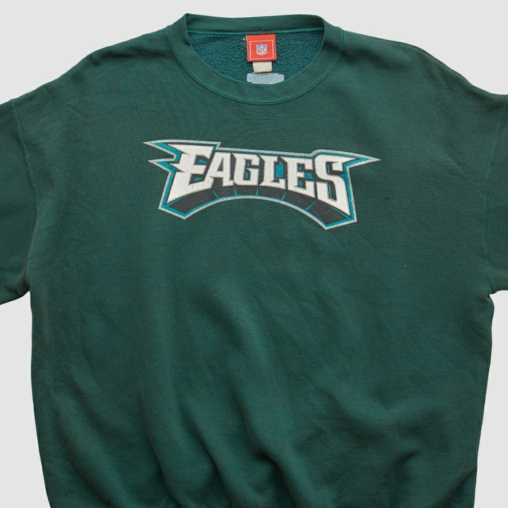 Philadelphia Eagles NFL 2000s Pullover Sweatshirt Green Vintage - Fanatics