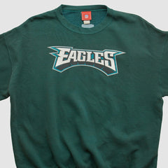 Philadelphia Eagles NFL 2000s Pullover Sweatshirt Green Vintage - Fanatics