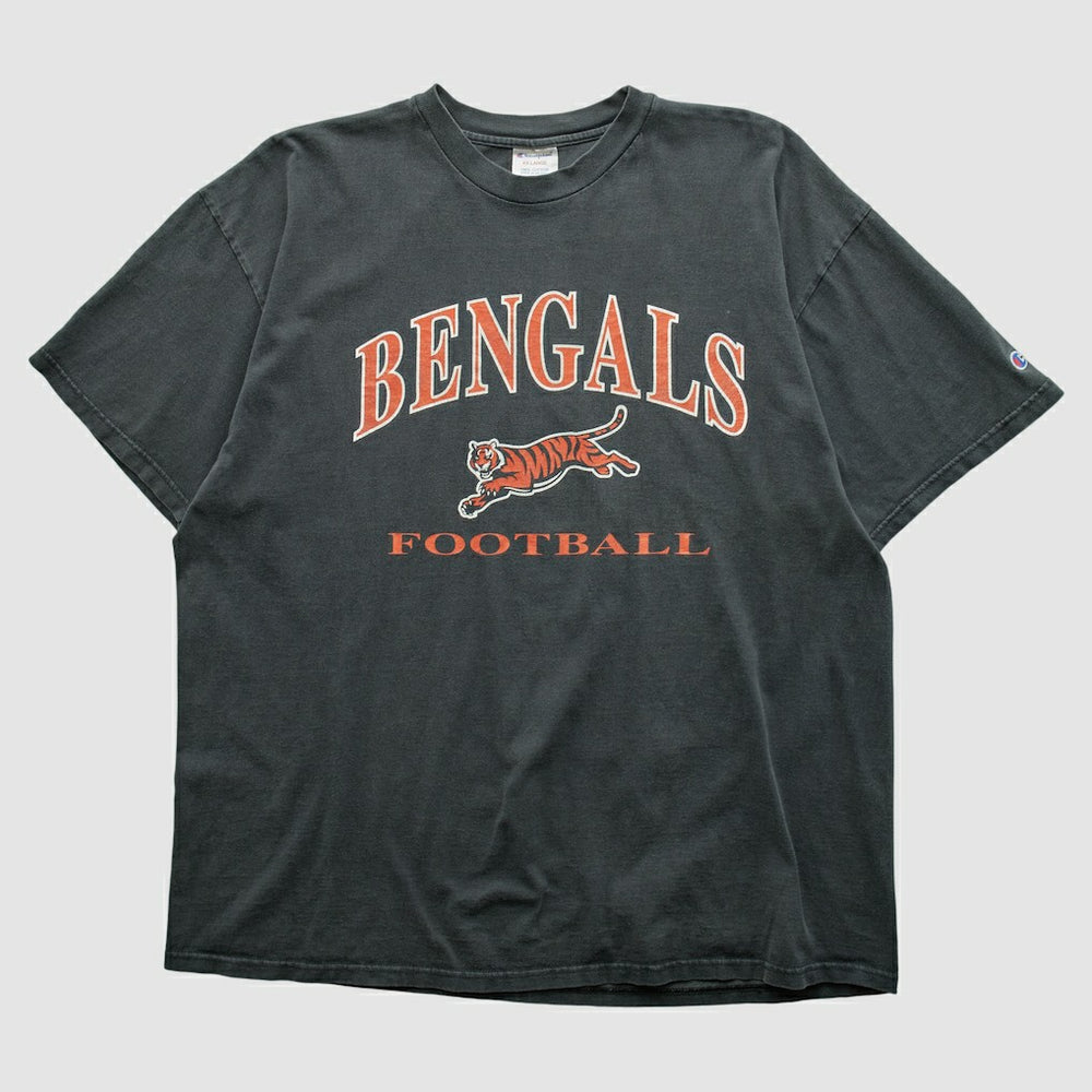 Cincinnati Bengals Champion 2000s T-shirt Charcoal Vintage - Fanatics
