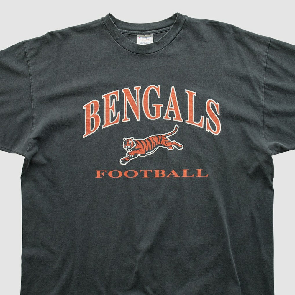 Cincinnati Bengals Champion 2000s T-shirt Charcoal Vintage - Fanatics