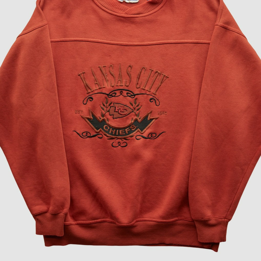 Kansas City Chiefs Crable Sportswear 90s Pullover Sweatshirt Red Vintage - Fanatics