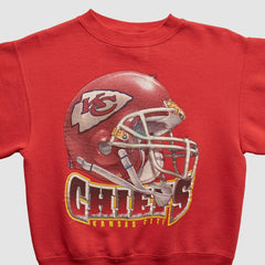 Kansas City Chiefs Lee Apparel 90s Pullover Sweatshirt Red Vintage - Fanatics