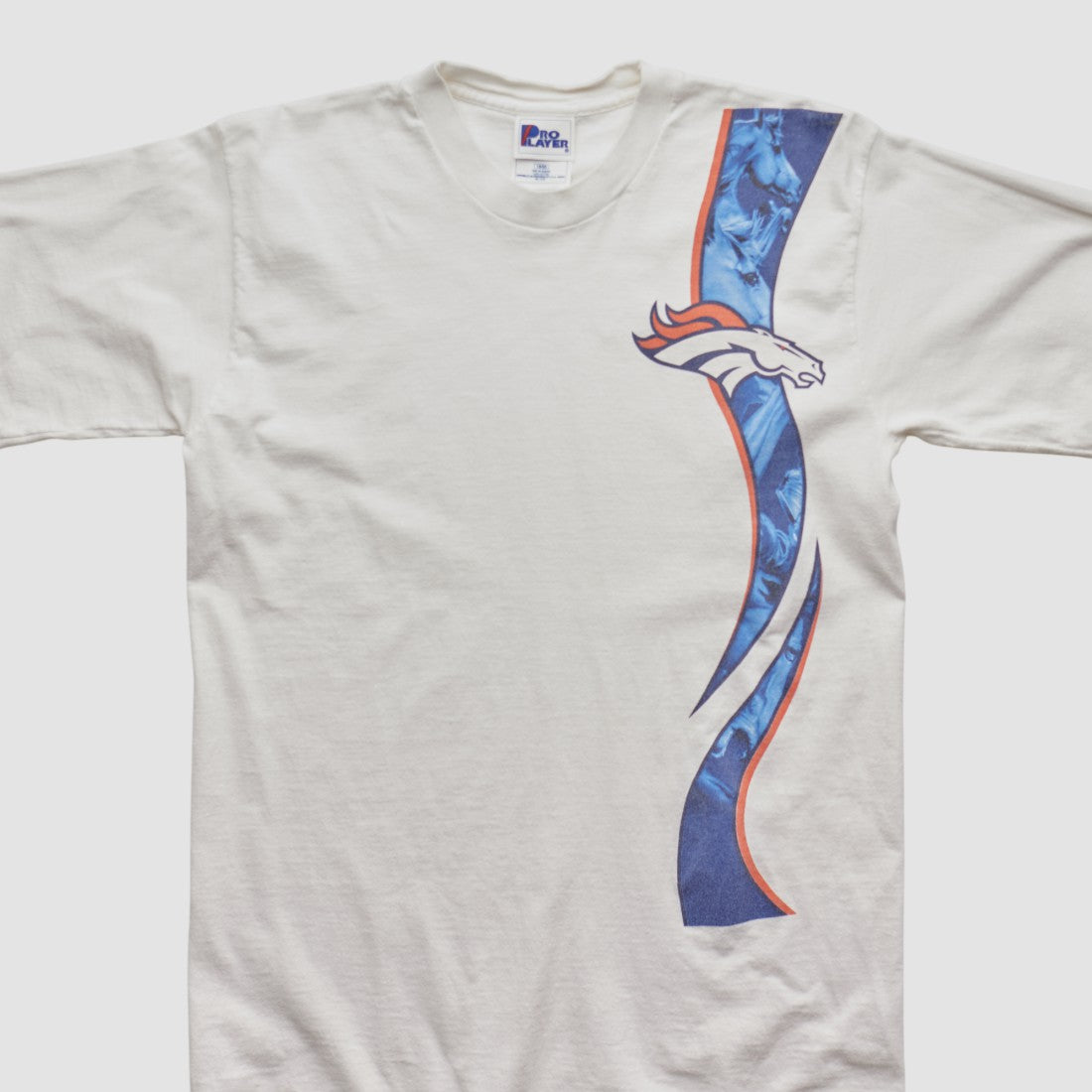 Denver Broncos Pro Player 90s T-shirt White Vintage - Fanatics