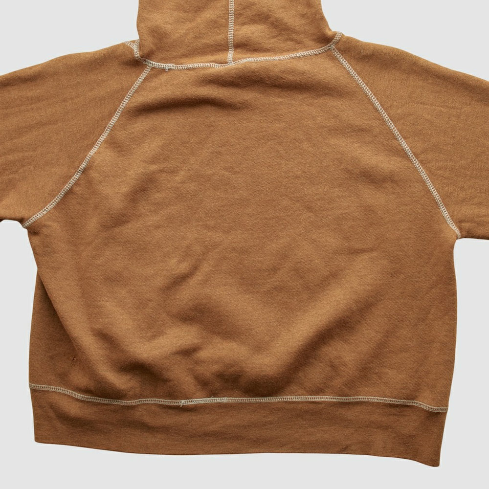 Denver Broncos NFL 2000s Hooded Pullover Sweatshirt Tan Vintage - Fanatics