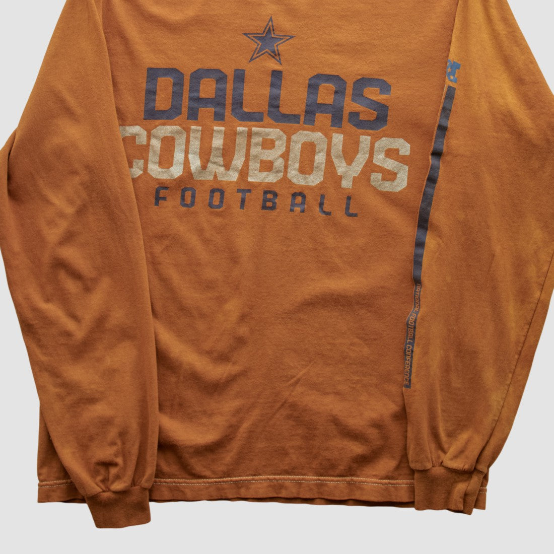 Dallas Cowboys Team Edition Apparel 2000s Long Sleeve T-shirt Orange Vintage - Fanatics