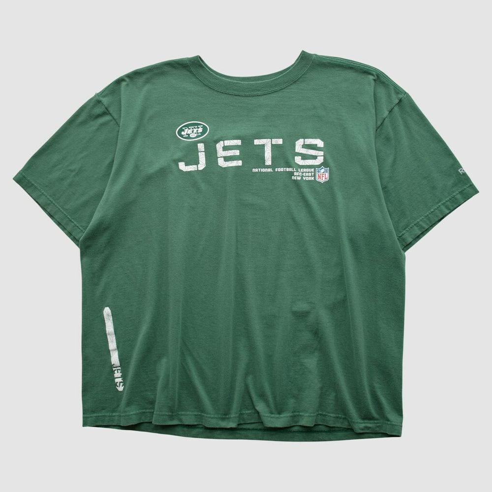 New York Jets Reebok 2000s T-shirt Green Vintage - Fanatics