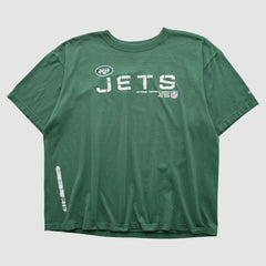 New York Jets Reebok 2000s T-shirt Green Vintage - Fanatics