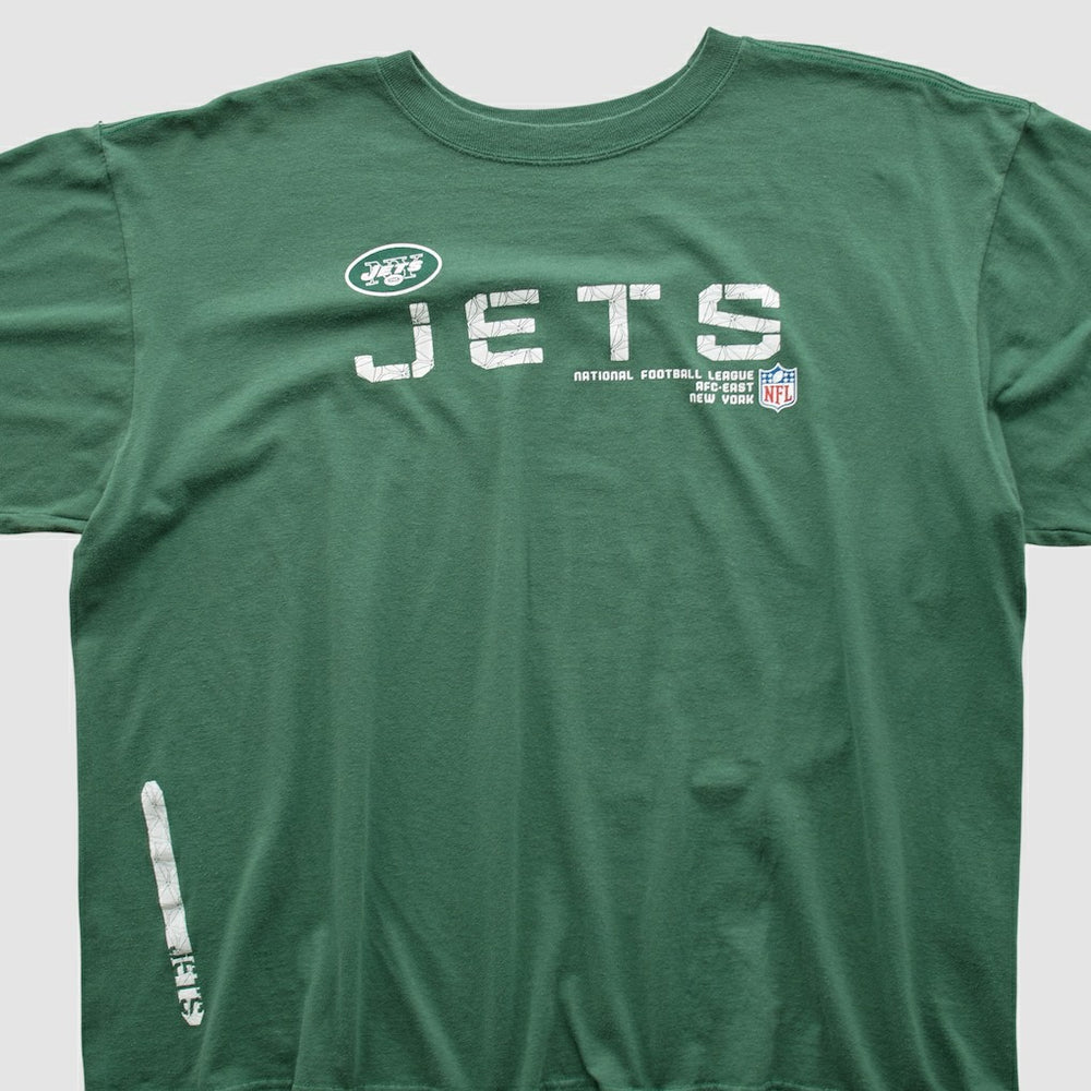 New York Jets Reebok 2000s T-shirt Green Vintage - Fanatics