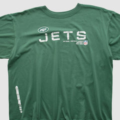 New York Jets Reebok 2000s T-shirt Green Vintage - Fanatics