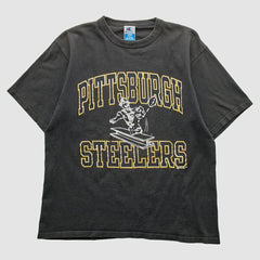 Pittsburgh Steelers Champion 1994 T-shirt Black Vintage - Fanatics
