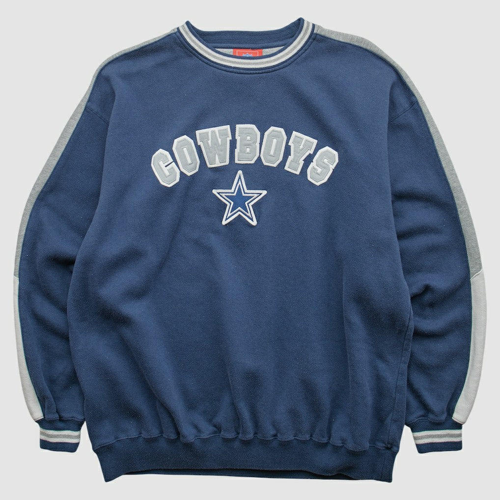 Dallas Cowboys NFL 2000s Pullover Sweatshirt Navy Vintage - Fanatics