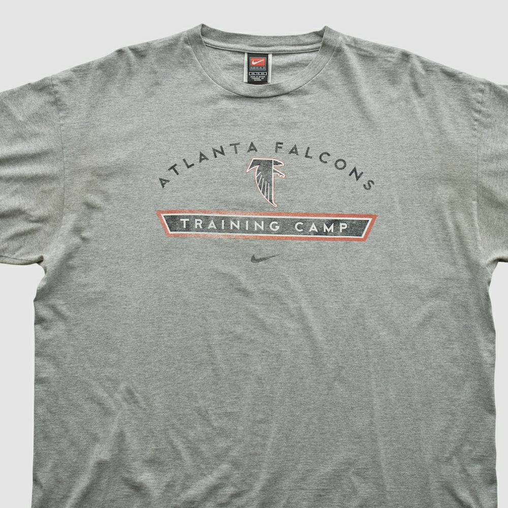 Atlanta Falcons 2000s T-shirt Heather Gray Vintage - Fanatics