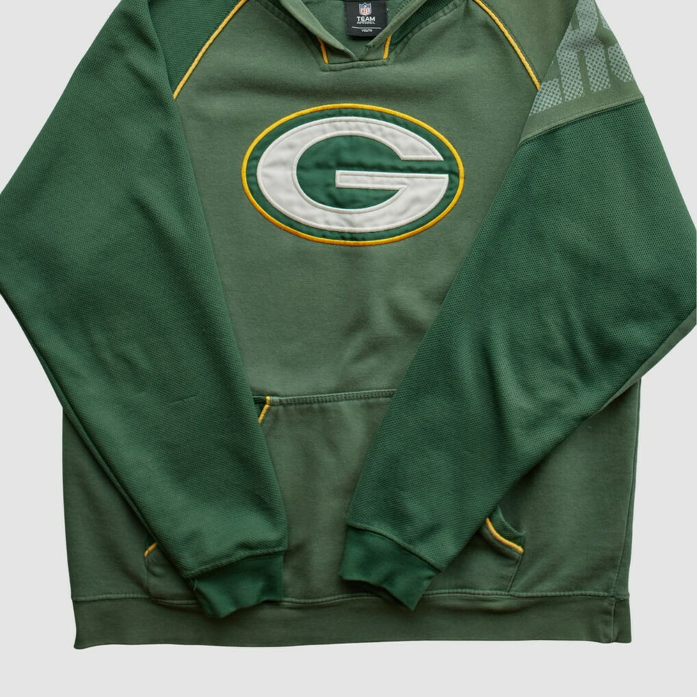 Green Bay Packers NFL 2010s Hooded Pullover Sweatshirt Green Vintage - Fanatics