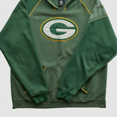 Green Bay Packers NFL 2010s Hooded Pullover Sweatshirt Green Vintage - Fanatics