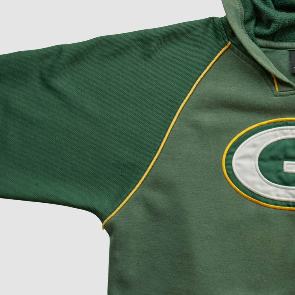 Green Bay Packers NFL 2010s Hooded Pullover Sweatshirt Green Vintage - Fanatics
