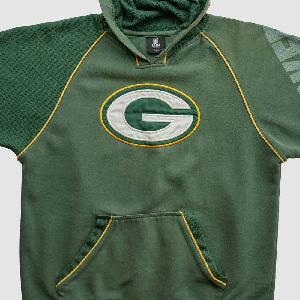 Green Bay Packers NFL 2010s Hooded Pullover Sweatshirt Green Vintage - Fanatics
