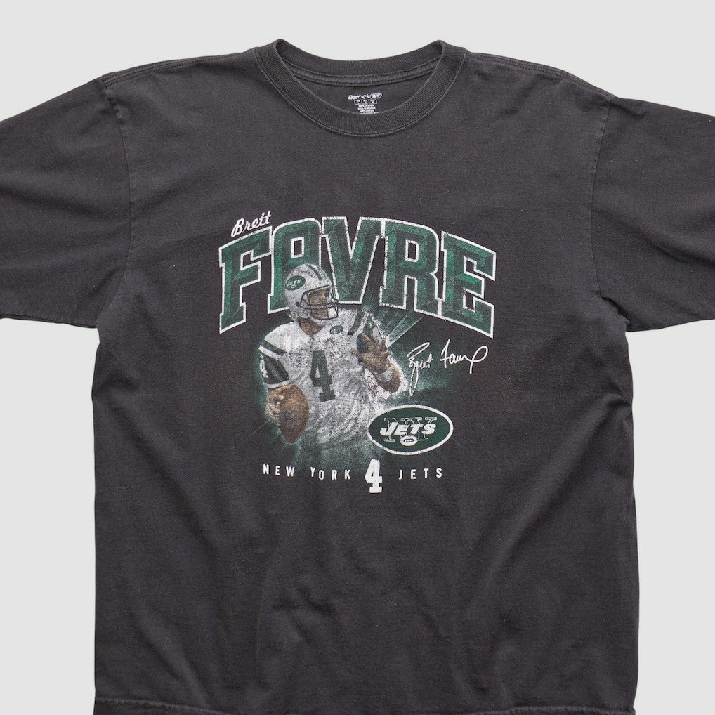 New York Jets Reebok 2000s T-shirt Black Vintage - Fanatics