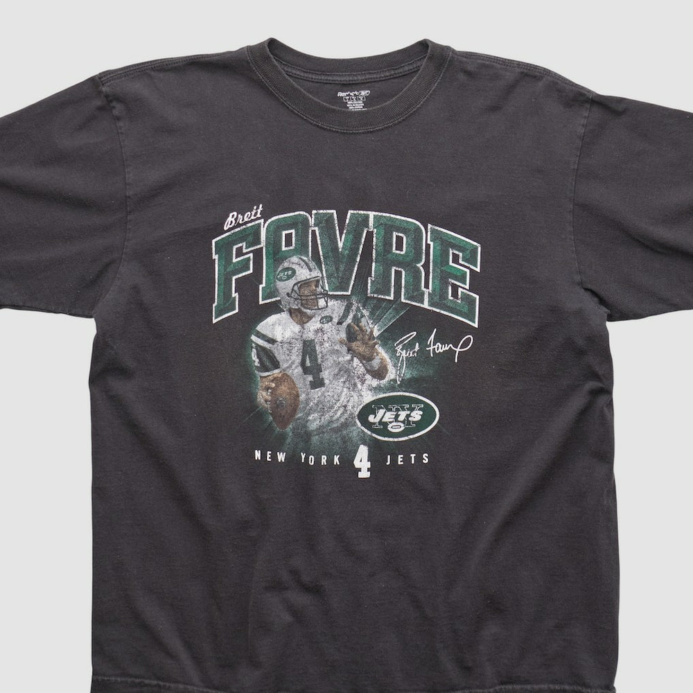 New York Jets Reebok 2000s T-shirt Black Vintage - Fanatics