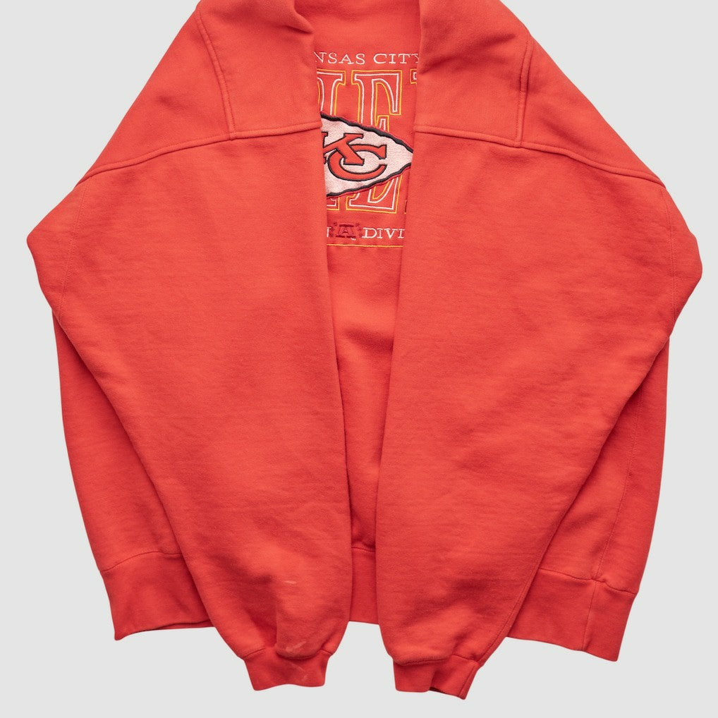 Kansas City Chiefs Galt Sand 90s Pullover Sweatshirt Red Vintage - Fanatics