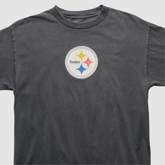 Pittsburgh Steelers Reebok 2000s T-shirt Charcoal Vintage - Fanatics