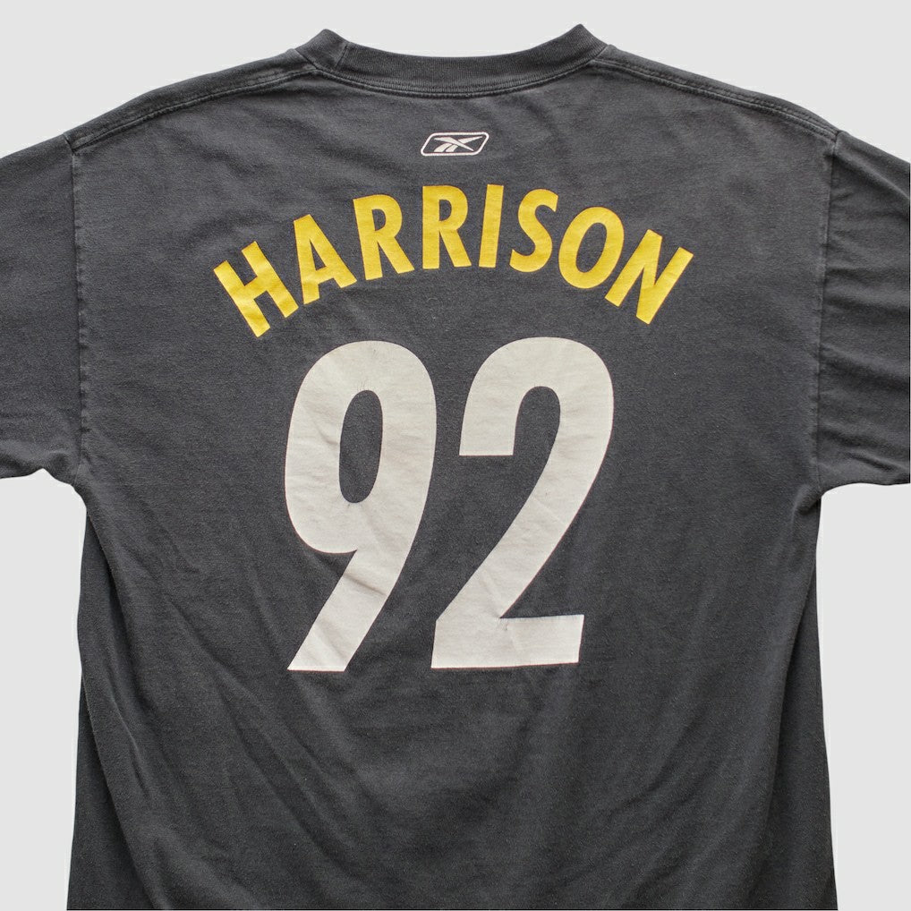 Pittsburgh Steelers Reebok 2000s T-shirt Charcoal Vintage - Fanatics
