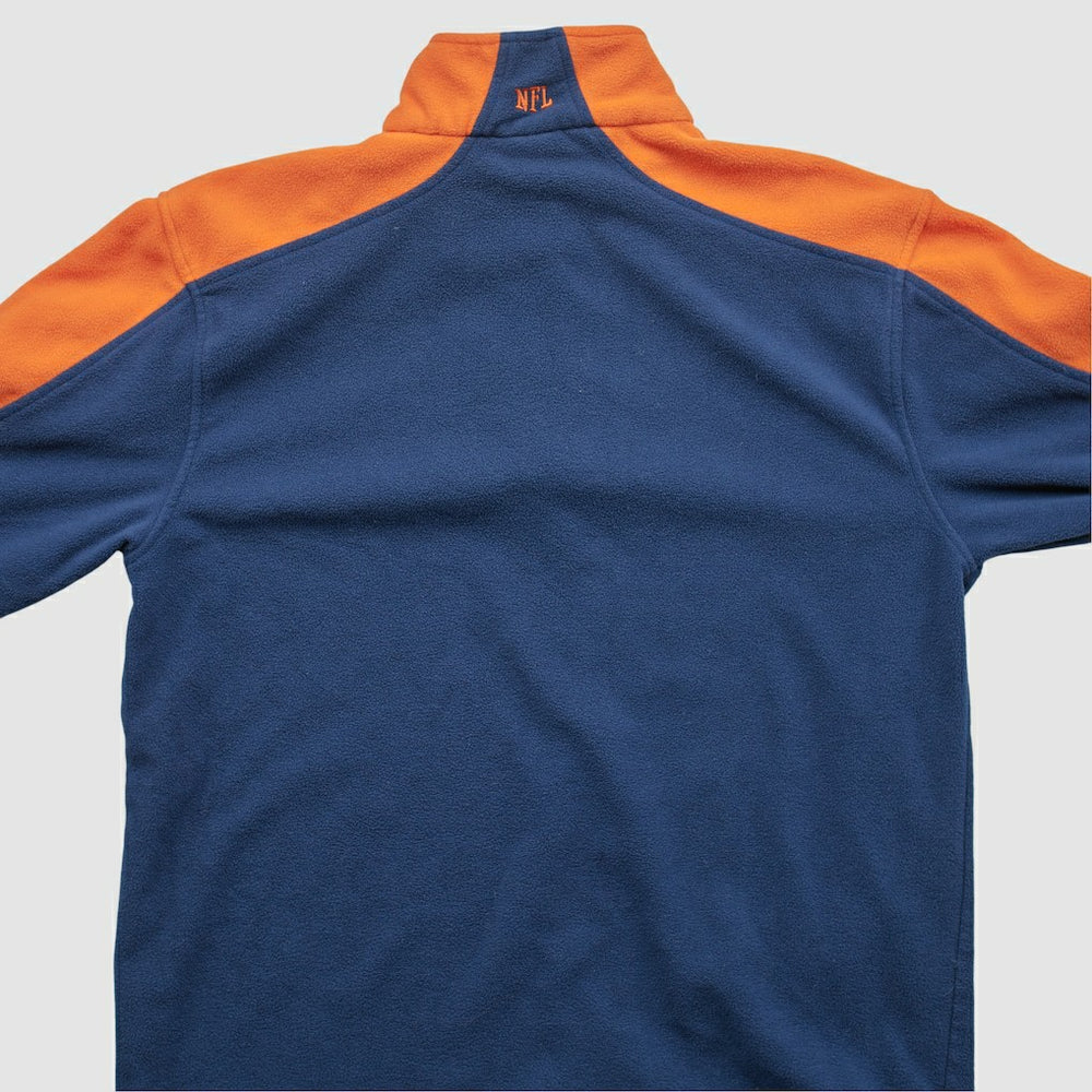 Denver Broncos NFL 2000s 1/4 Zip Sweatshirt Navy Vintage - Fanatics
