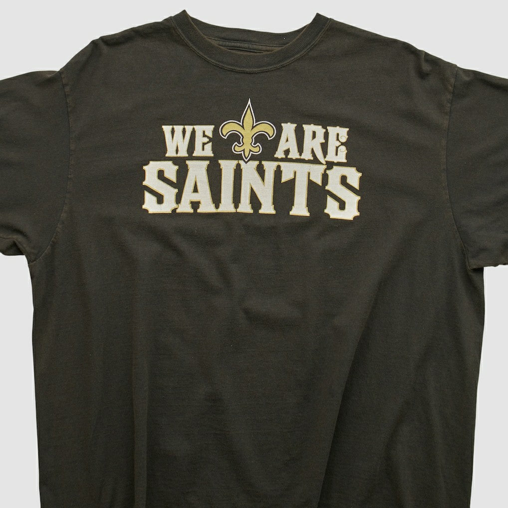 New Orleans Saints Reebok 2000s T-shirt Black Vintage - Fanatics
