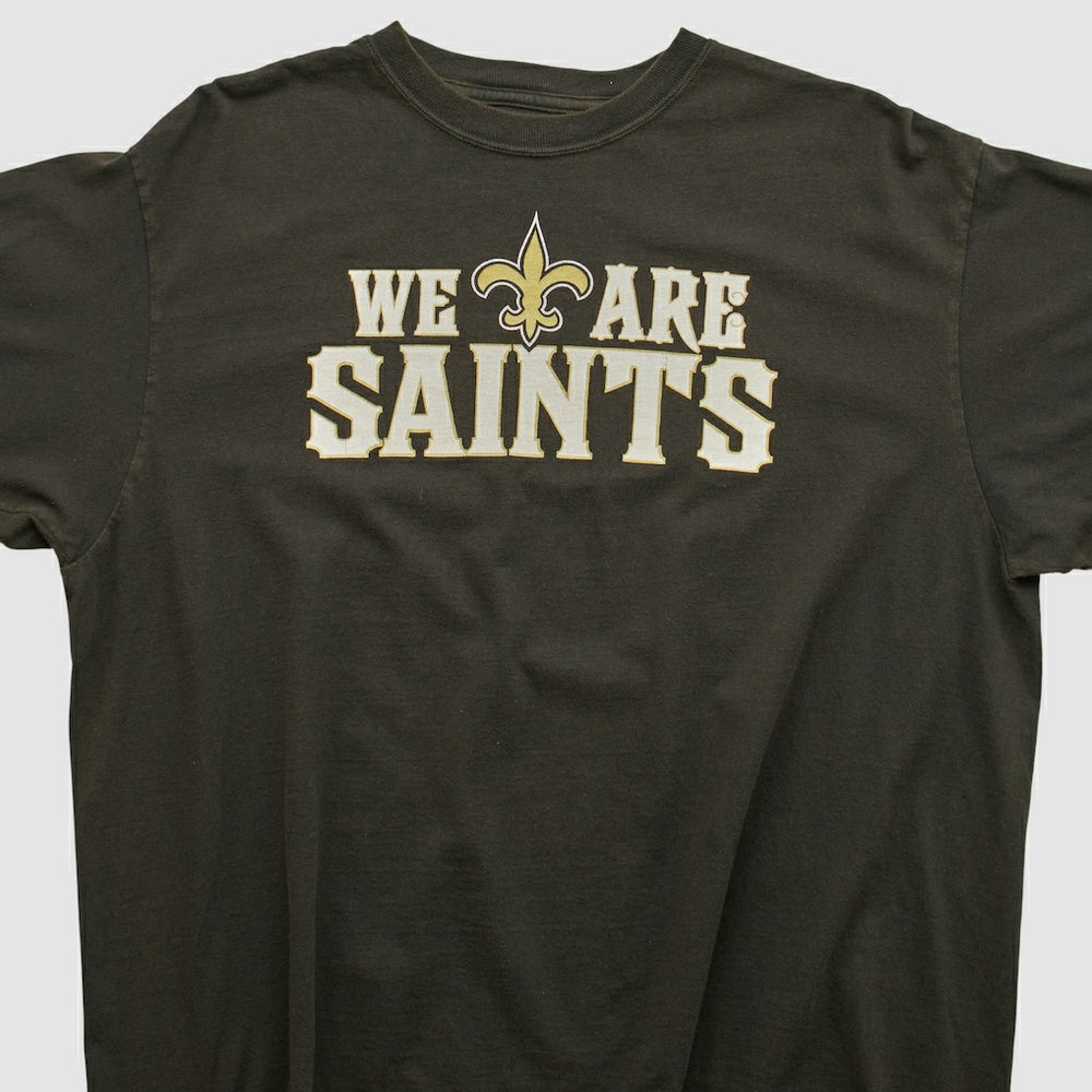 New Orleans Saints Reebok 2000s T-shirt Black Vintage - Fanatics