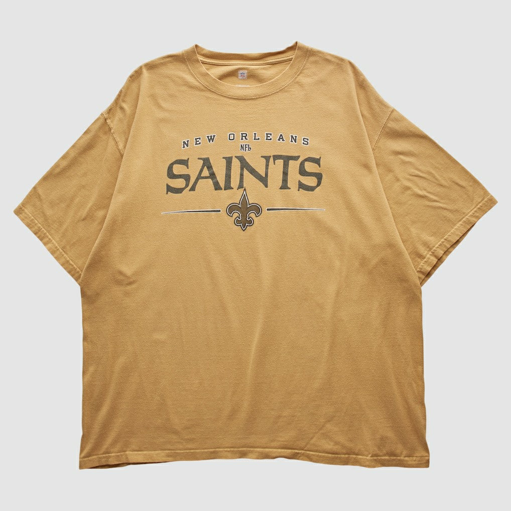 New Orleans Saints NFL 2000s T-shirt Tan Vintage - Fanatics