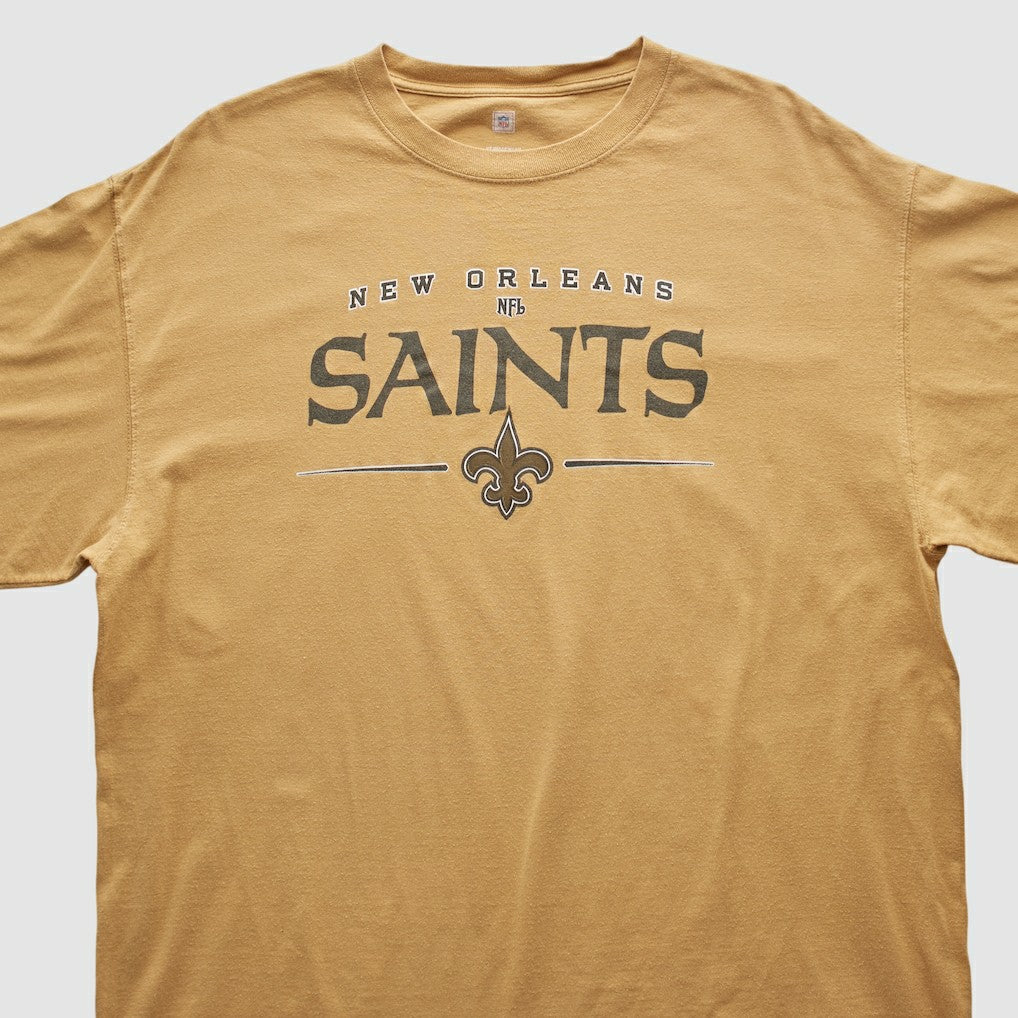 New Orleans Saints NFL 2000s T-shirt Tan Vintage - Fanatics