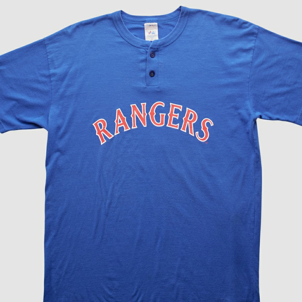 Texas Rangers Majestic 2000s T-shirt Sale