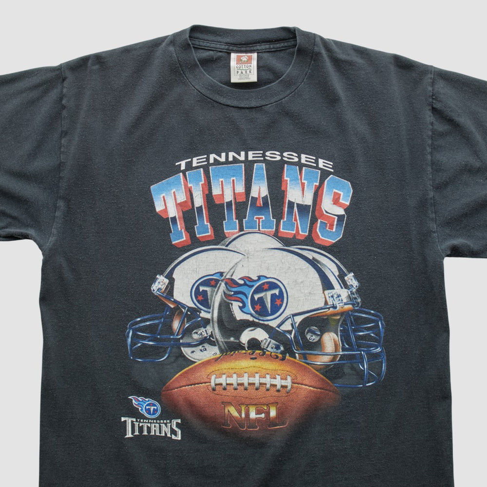 Tennessee Titans Cotton Park 2000s T-shirt Black Vintage - Fanatics