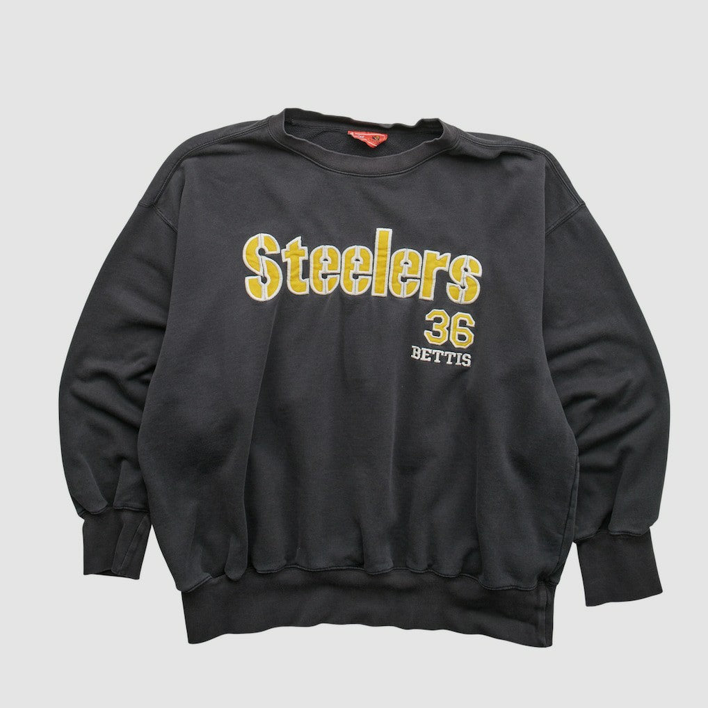 Pittsburgh Steelers NFL 2000s Pullover Sweatshirt Black Vintage - Fanatics