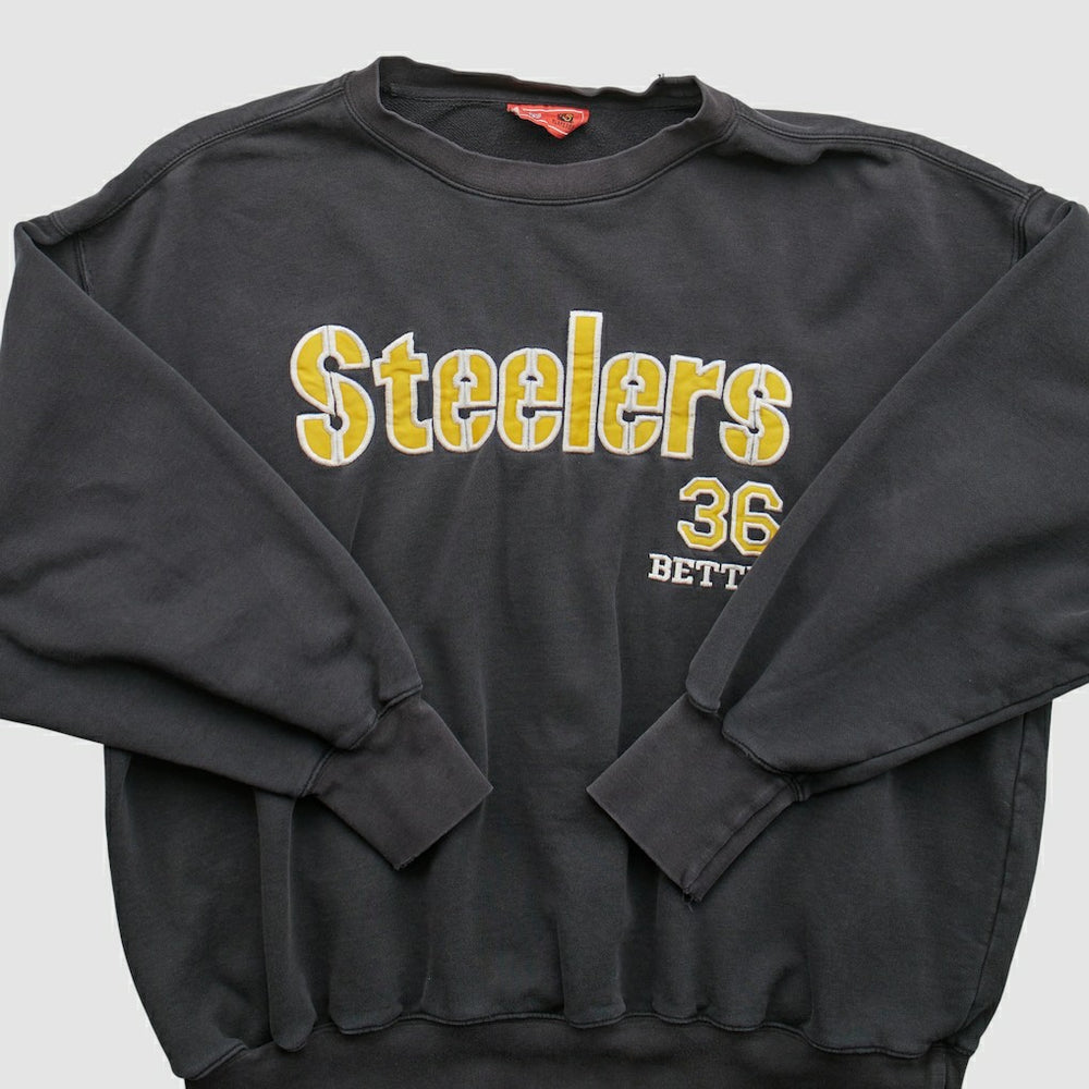Pittsburgh Steelers NFL 2000s Pullover Sweatshirt Black Vintage - Fanatics