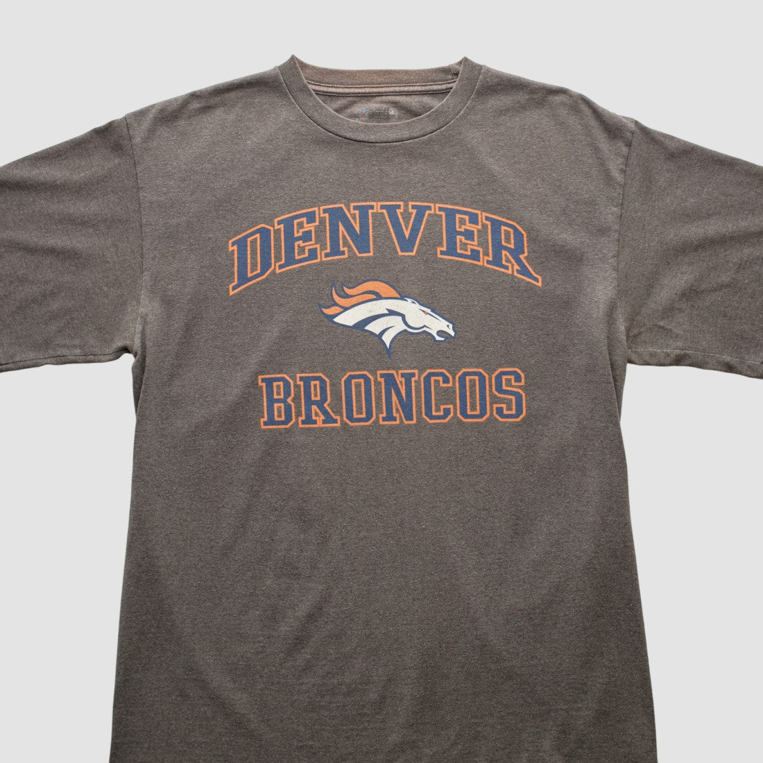 Denver Broncos NFL 2010s T-shirt Dark Heather Gray Vintage - Fanatics
