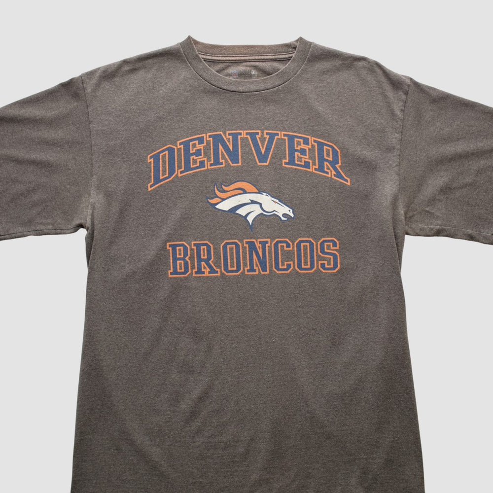 Denver Broncos NFL 2010s T-shirt Dark Heather Gray Vintage - Fanatics