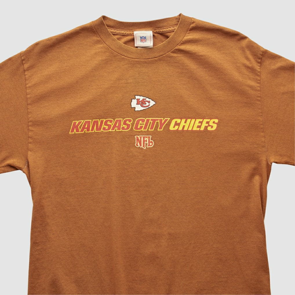 Kansas City Chiefs NFL 2000s Long Sleeve T-shirt Brown Vintage - Fanatics