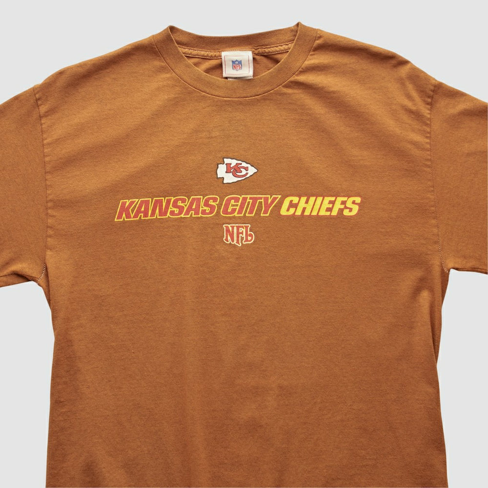 Kansas City Chiefs NFL 2000s Long Sleeve T-shirt Brown Vintage - Fanatics