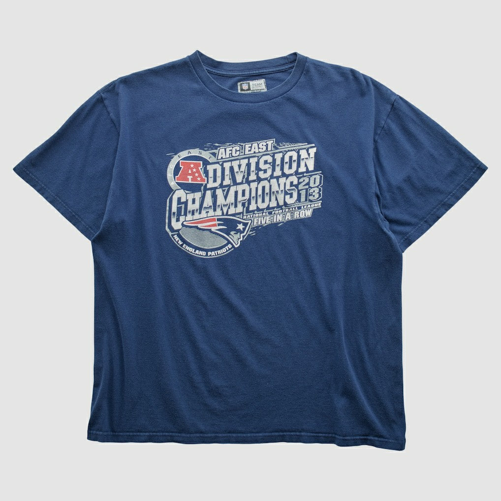 New England Patriots NFL 2013 T-shirt Navy Vintage - Fanatics