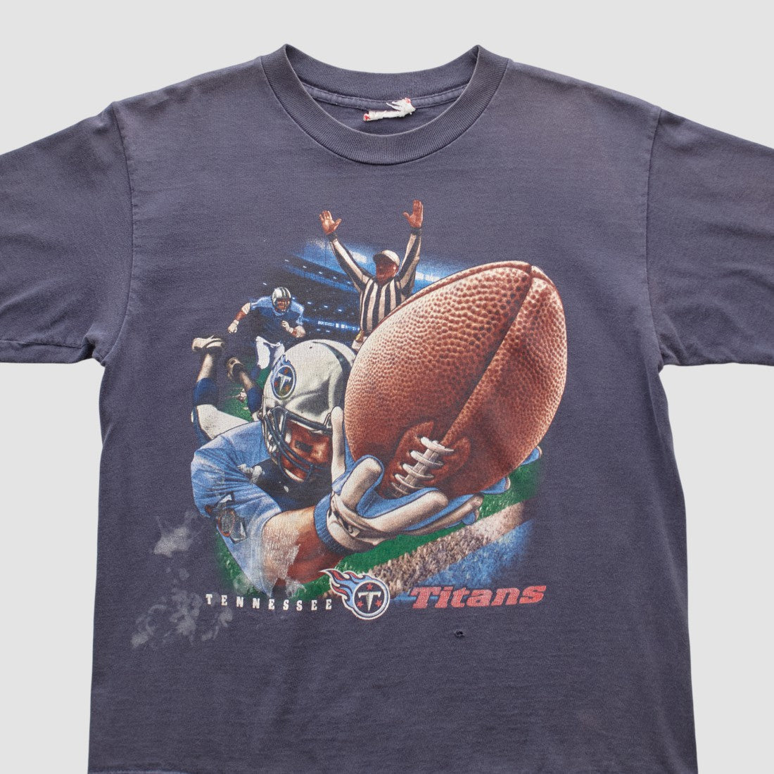 Tennessee Titans 2000s T-shirt Navy Vintage - Fanatics