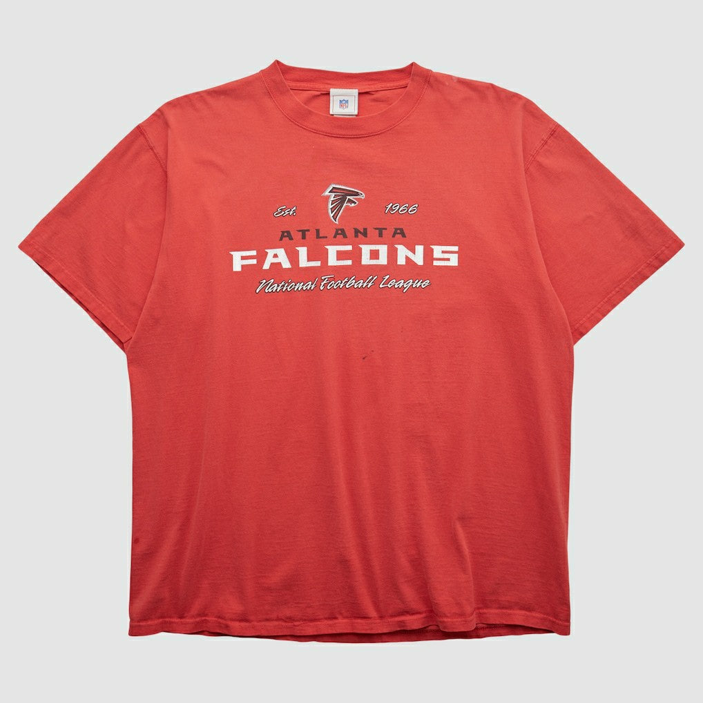 Atlanta Falcons NFL 2000s T-shirt Red Vintage - Fanatics