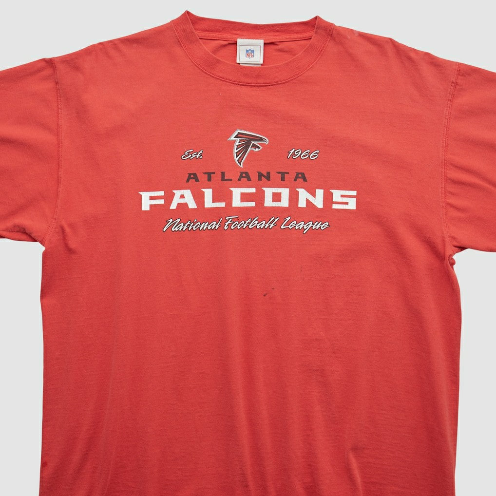 Atlanta Falcons NFL 2000s T-shirt Red Vintage - Fanatics